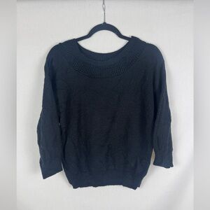 Garland 80’s Black Women's Sweater